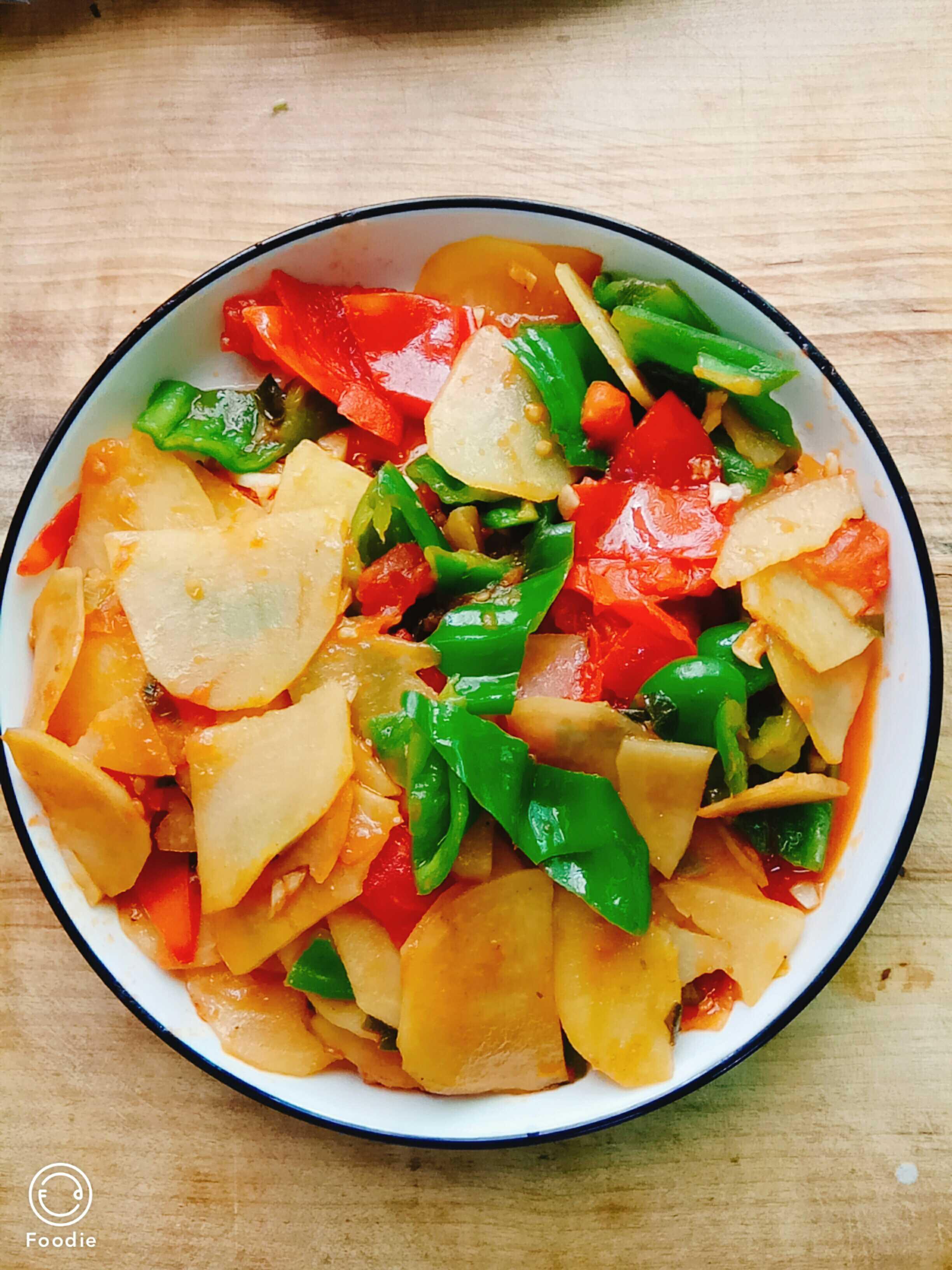 美味土豆片的做法-家常味炒菜譜