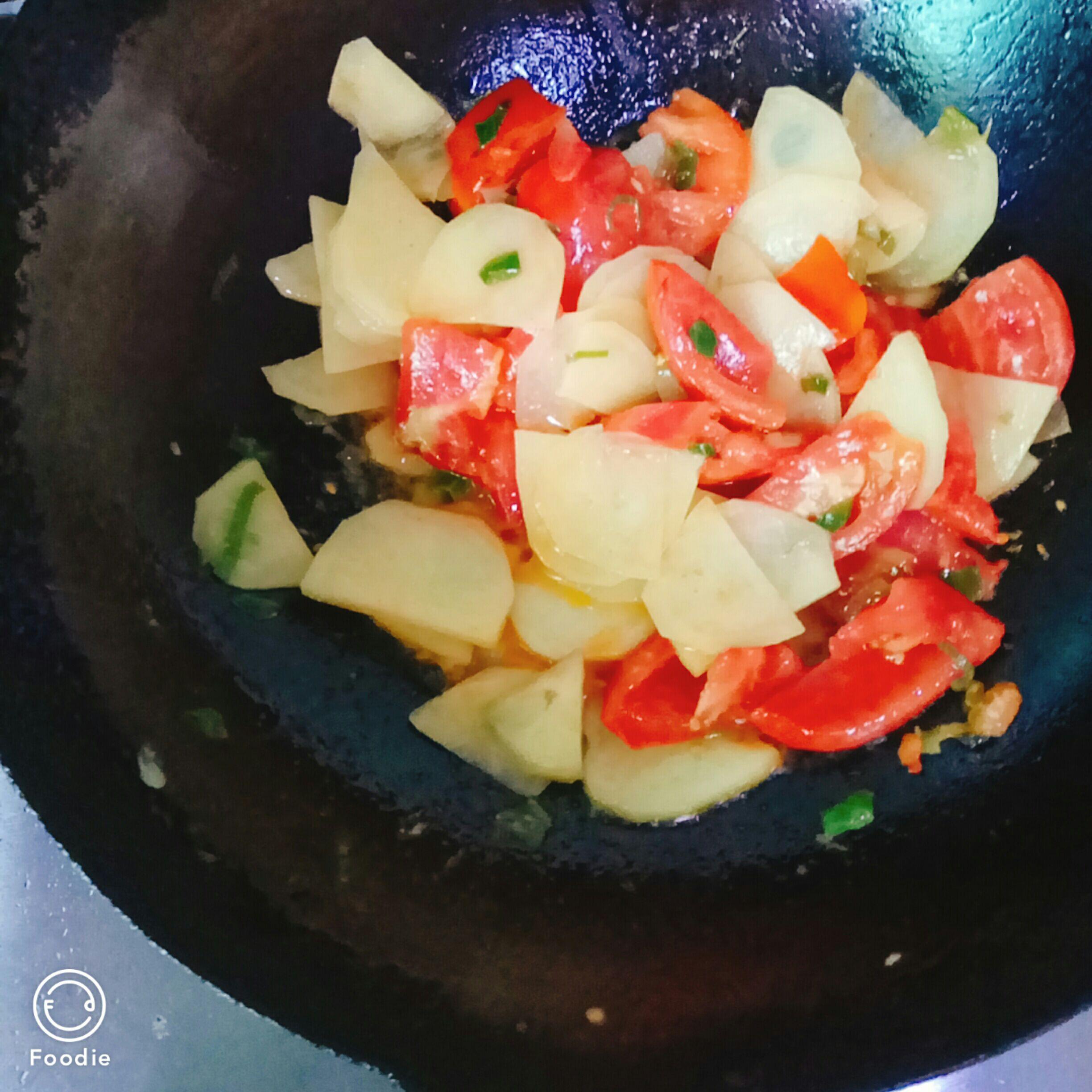 美味土豆片的做法-家常味炒菜譜