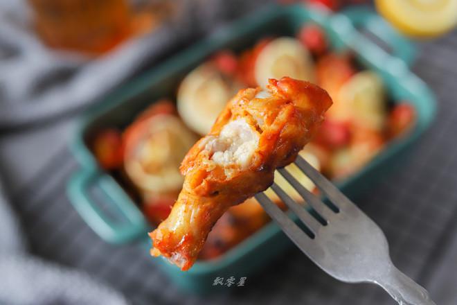 檸檬番茄烤翅根的做法-家常味烤菜譜