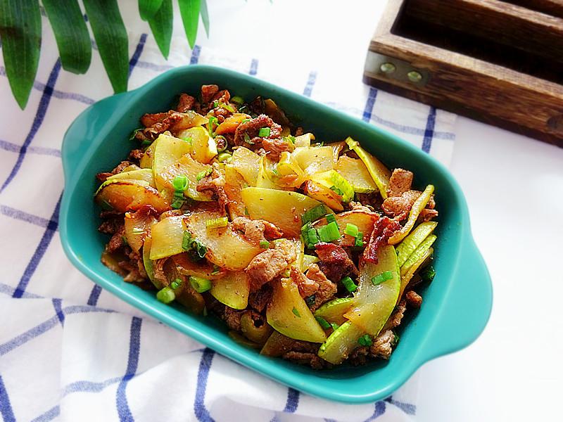 角瓜炒肉的做法-咸鮮味炒菜譜