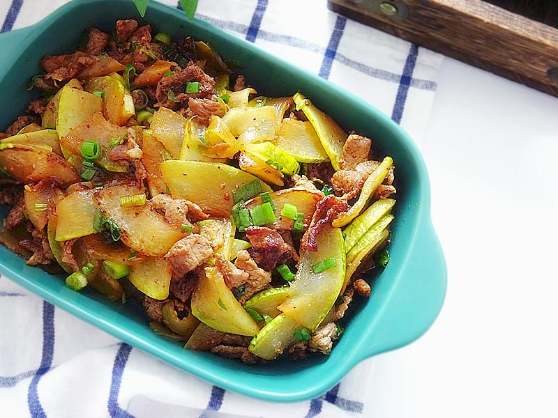 角瓜炒肉的做法-咸鮮味炒菜譜