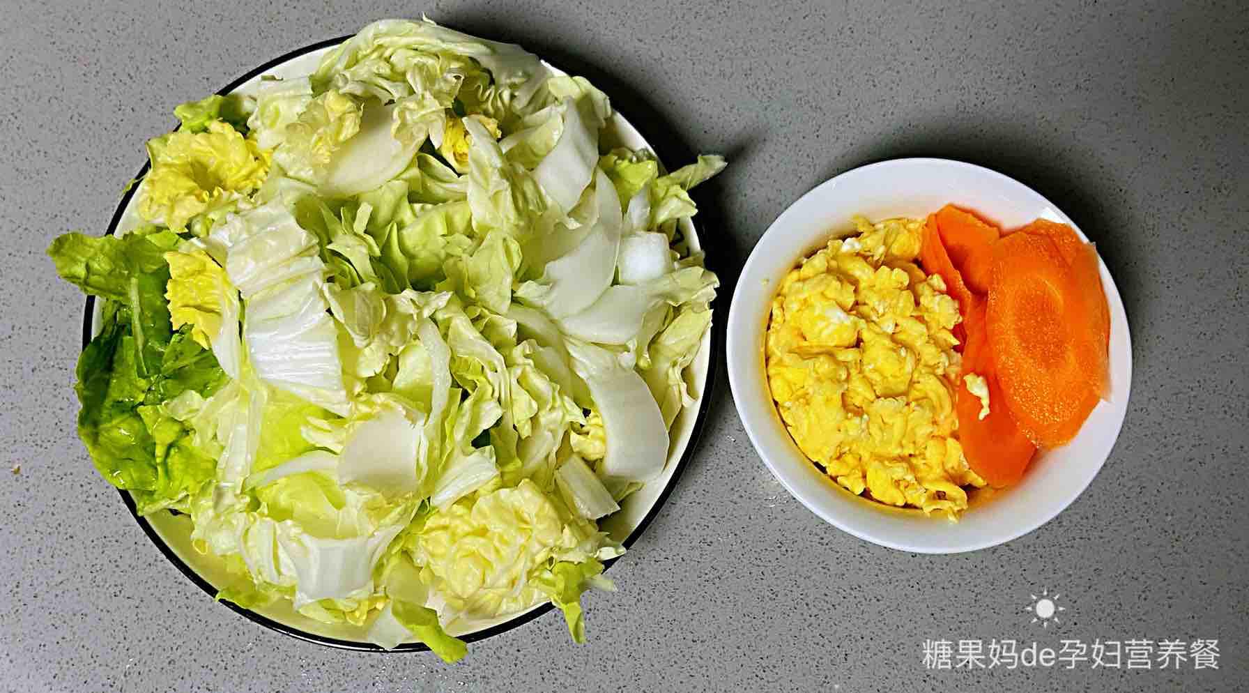 孕婦食譜小白菜炒雞蛋，清新不油膩，營養成分又身心健康～的作法-家常味燒菜譜