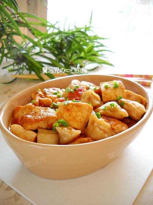茄汁豆腐的做法-家常味燒菜譜