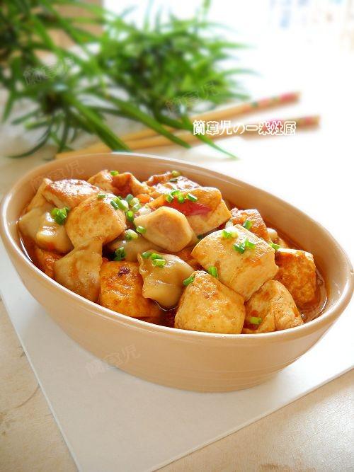 茄汁豆腐的做法-家常味燒菜譜