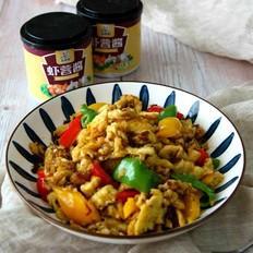 蝦醬炒蛋的做法-家常味炒菜譜