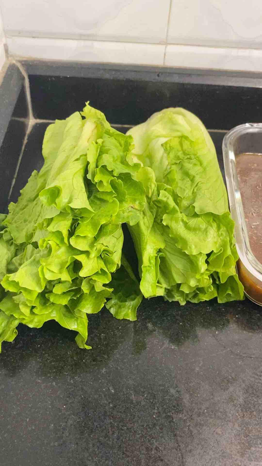 一分鐘快手萬能醬汁淋生菜的做法-家常味煮菜譜