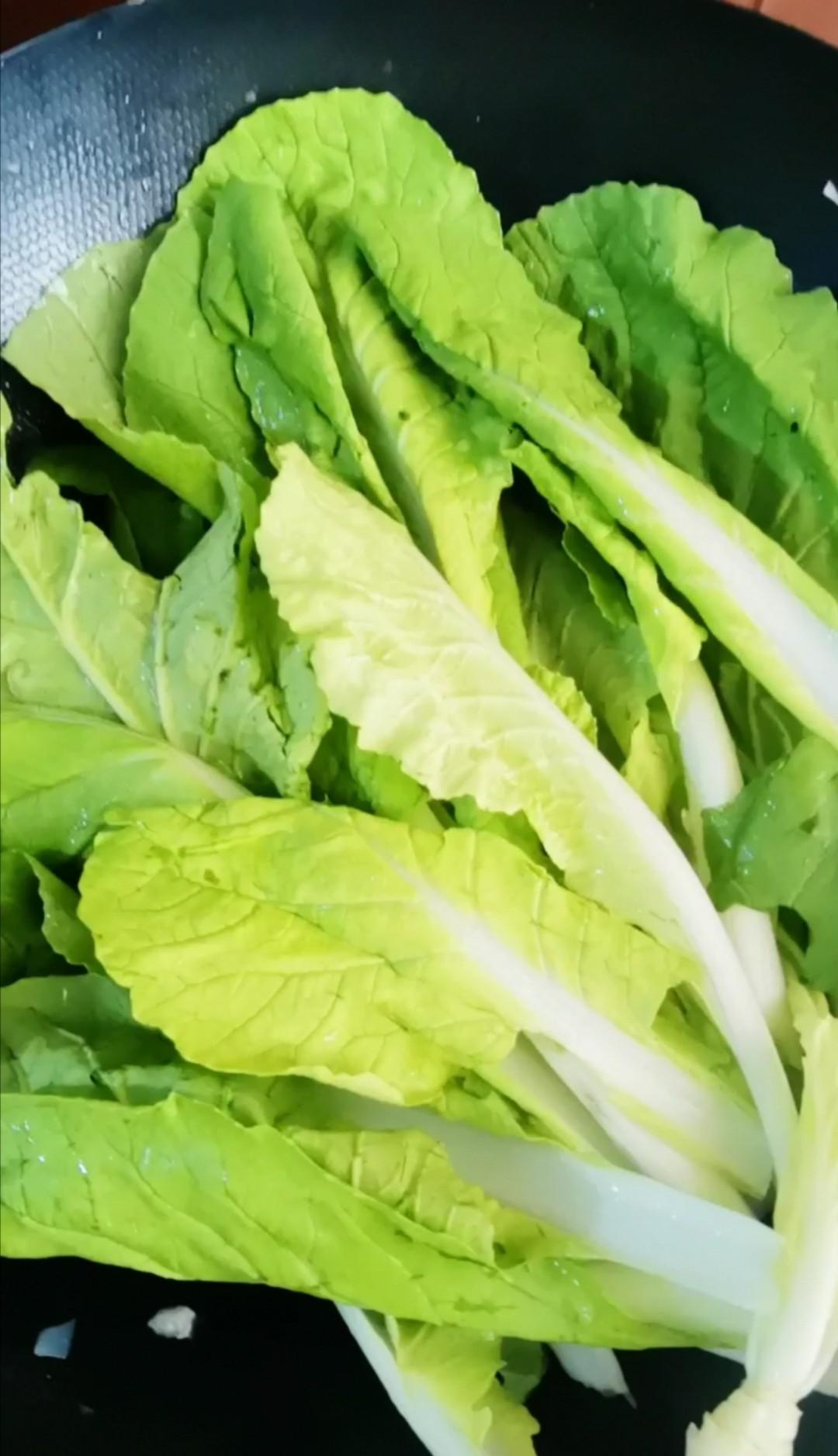 平菇炒小白菜的做法-咸鮮味炒菜譜