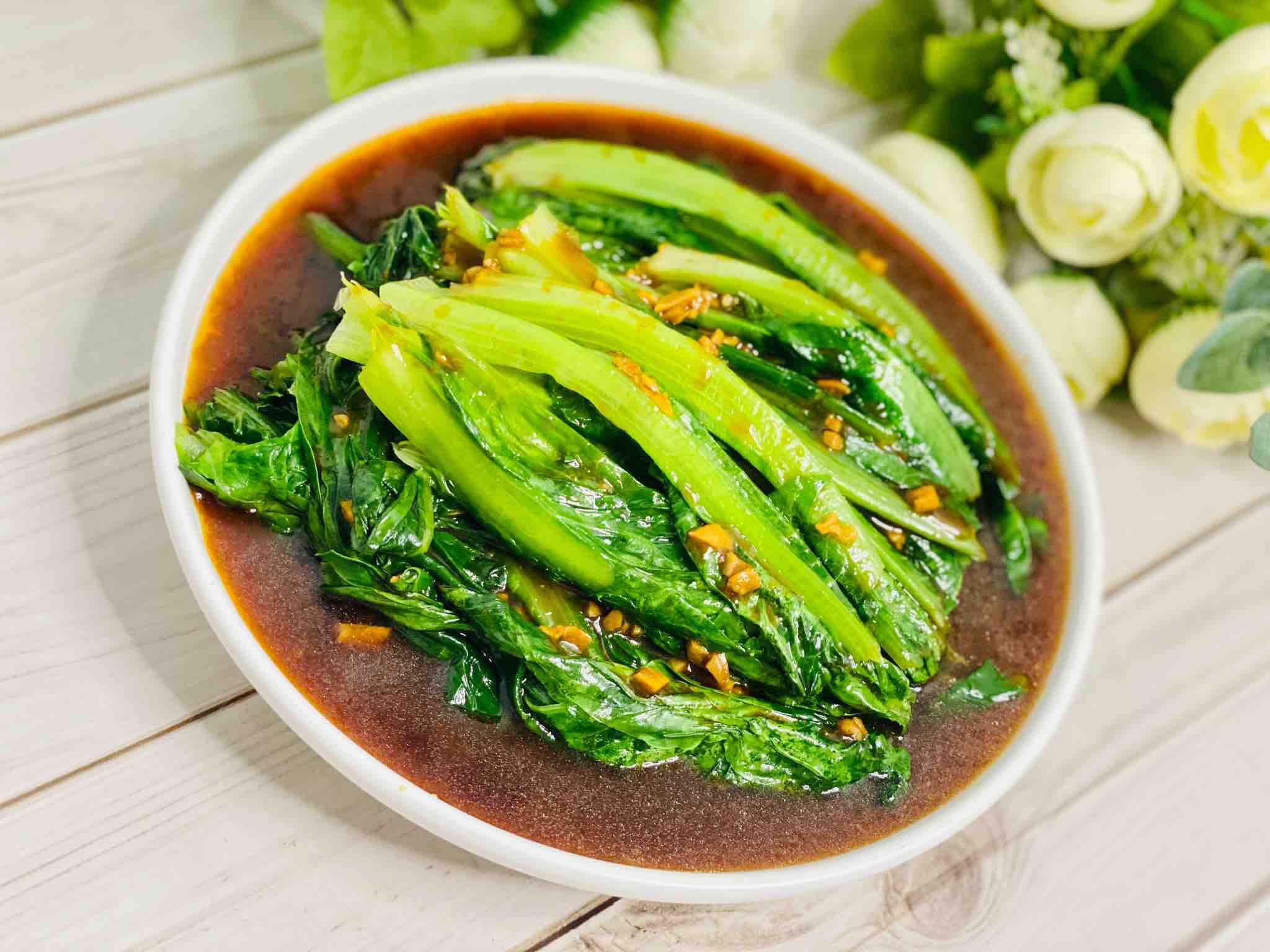 家常菜，醬拌油麥菜的做法-家常味煮菜譜