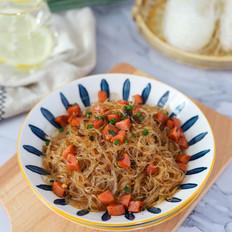 蝦醬炒粉絲的做法-家常味炒菜譜