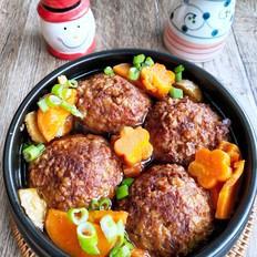 蒸牛肉獅子頭的作法-家常味蒸食譜