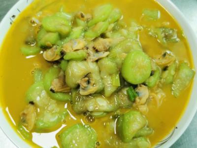 絲瓜炒蛤蜊肉的做法-家常味炒菜譜