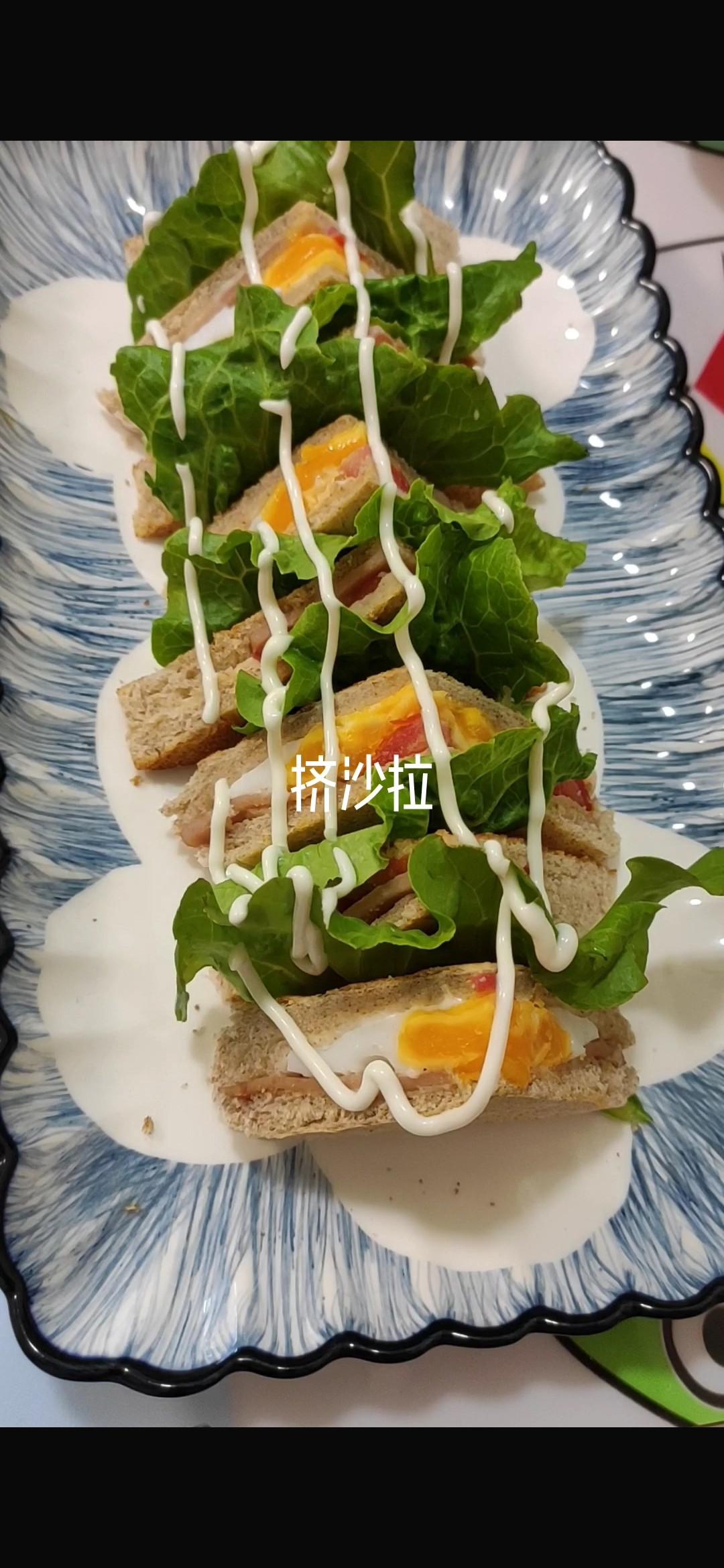 雞蛋三明治的做法-家常味烤菜譜