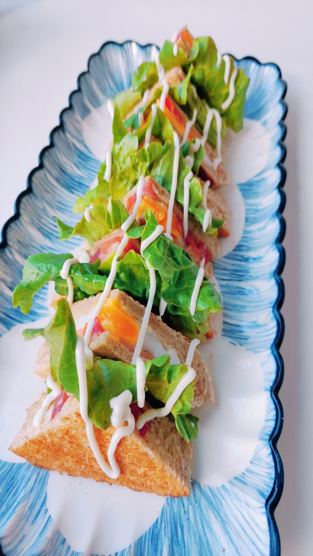 雞蛋三明治的做法-家常味烤菜譜