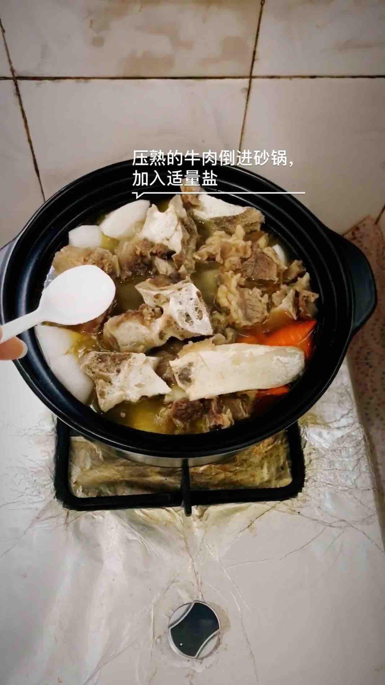 蘿卜清燉牛腩的做法-家常味燉菜譜