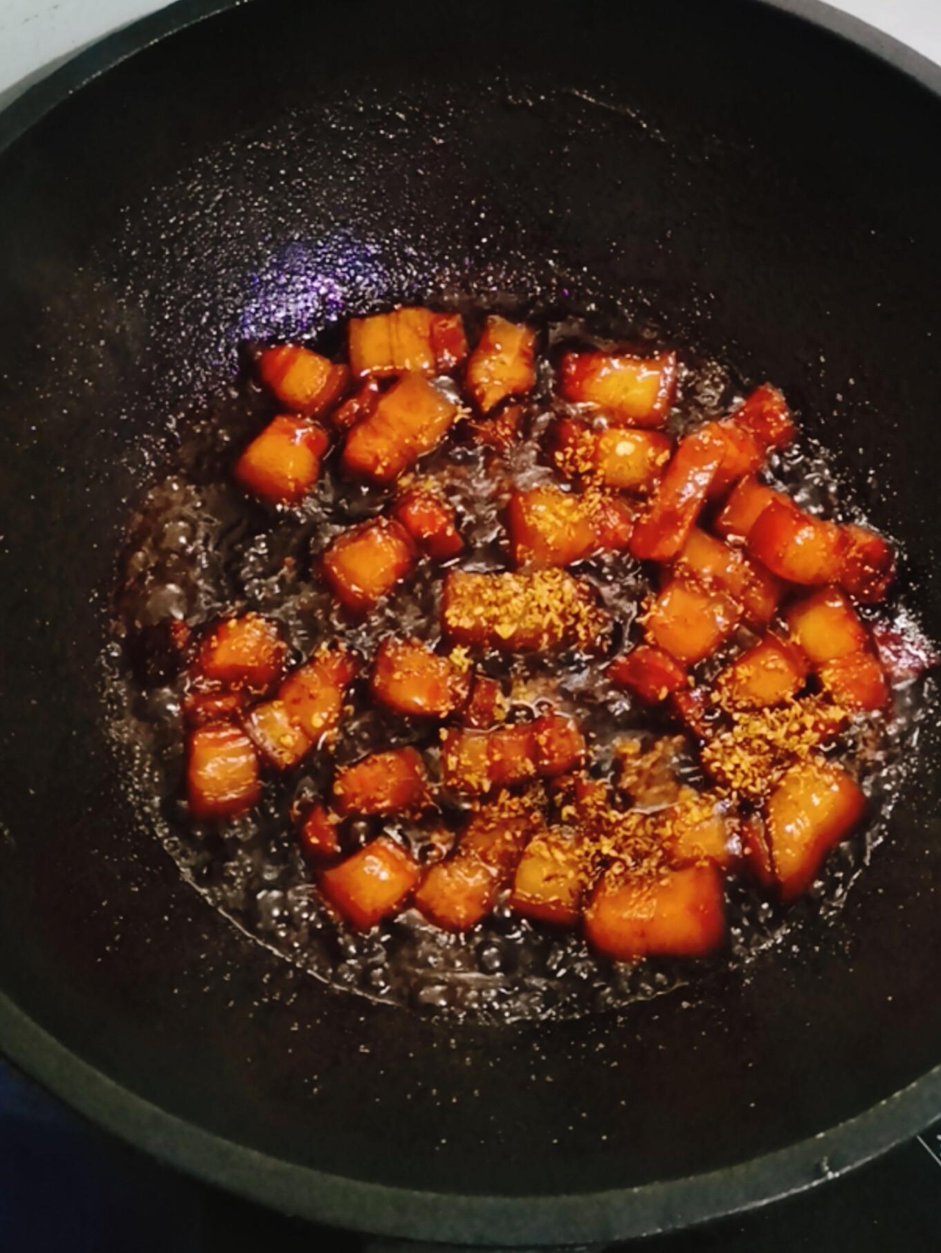 桂花紅燒肉的做法-咸鮮味燒菜譜