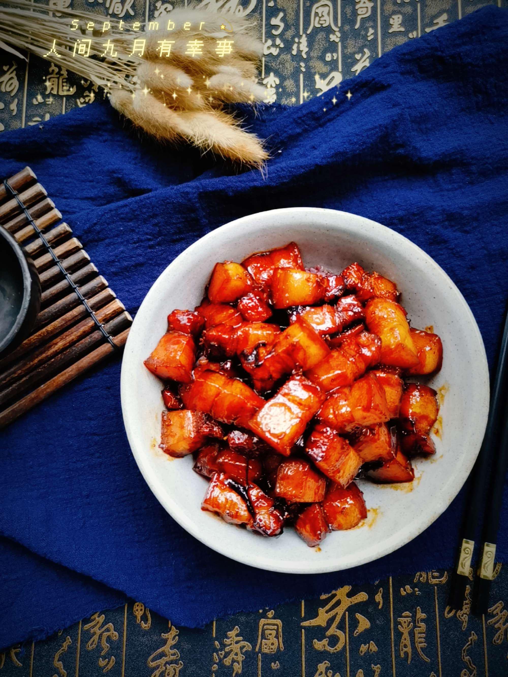 桂花紅燒肉的做法-咸鮮味燒菜譜