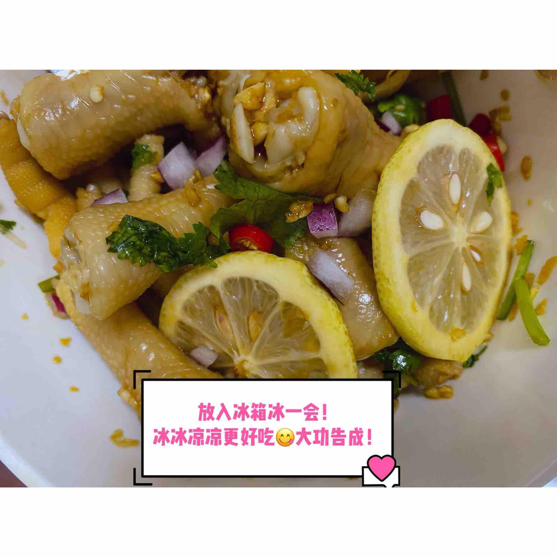 超級好吃的的檸檬雞腳的做法-家常味煮菜譜
