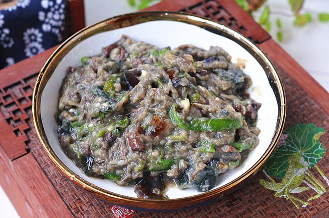 燒辣椒擂茄子的做法-香辣味蒸菜譜