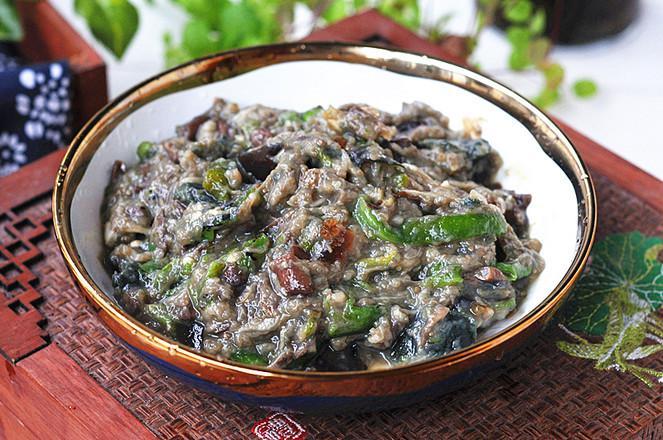 燒辣椒擂茄子的做法-香辣味蒸菜譜