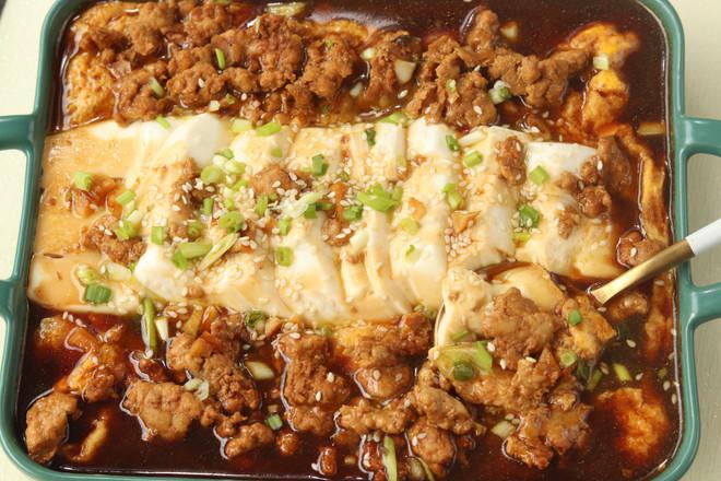 肉沫雞蛋豆腐的做法-家常味蒸菜譜