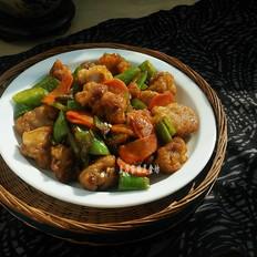 青椒溜肉段的做法-香辣味炒菜譜