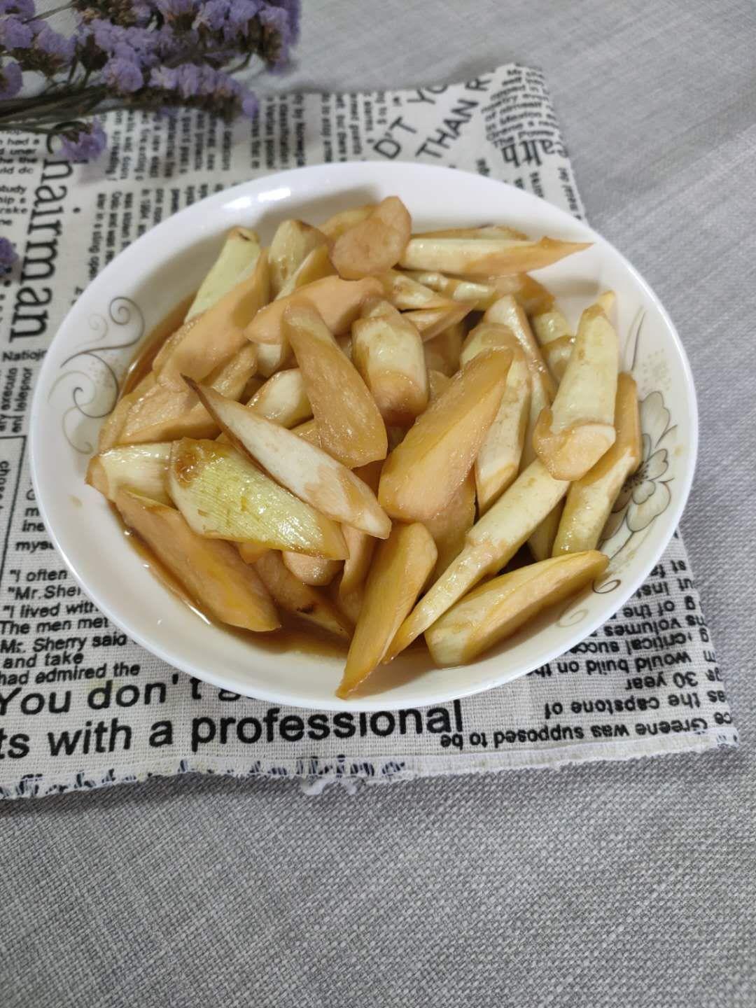 紅燒茭白的做法-咸鮮味燒菜譜