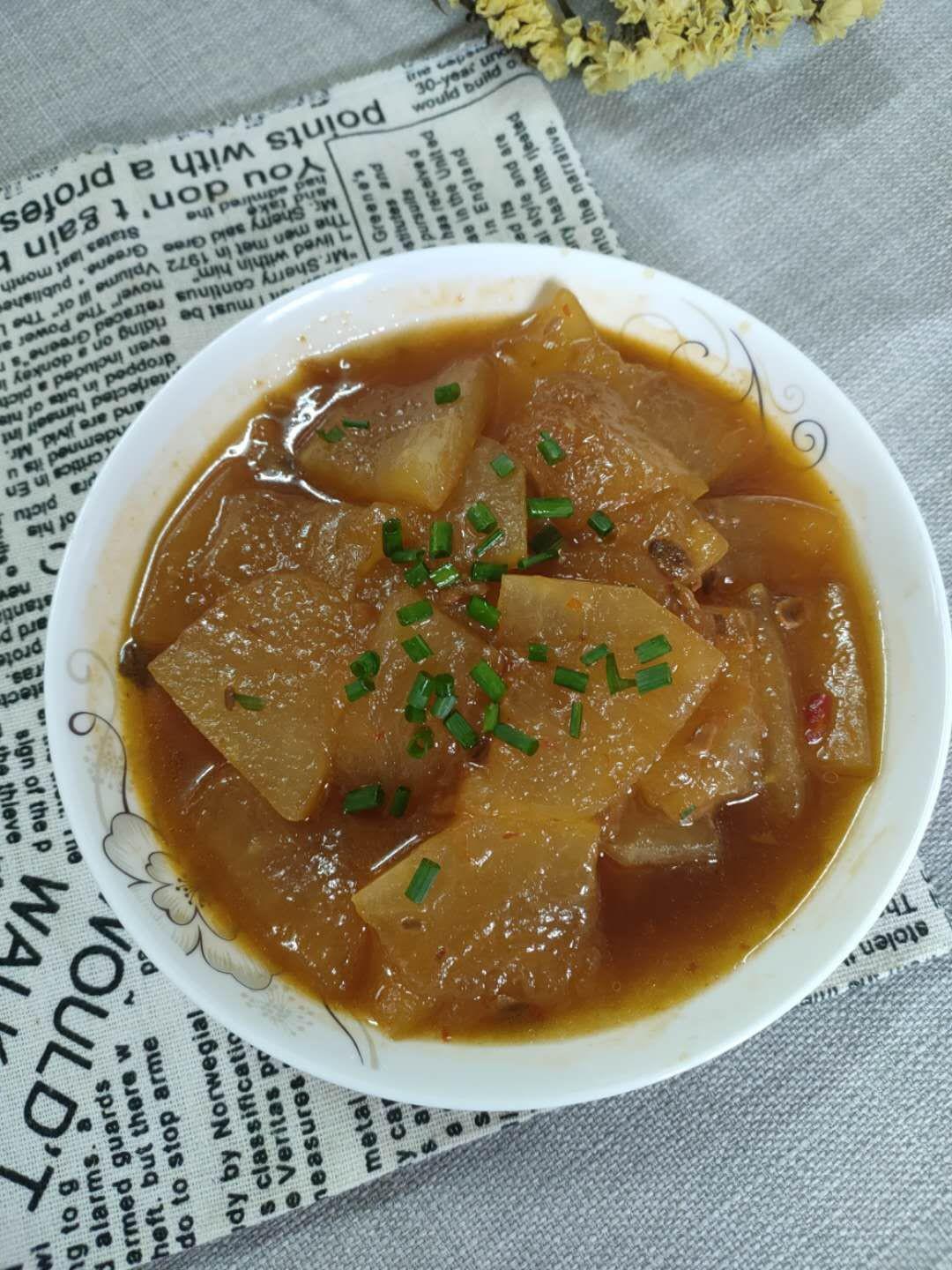 醬燒冬瓜的做法-家常味燒菜譜