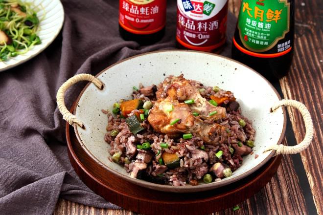 雞翅根雜糧飯的做法-家常味燜菜譜