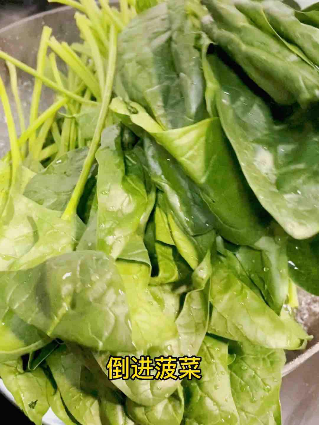 節(jié)后掉秤，吃快手拌菠菜的做法-咸鮮味煮菜譜