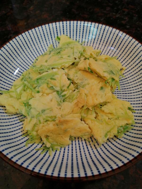 簡簡單單也不失美味~~松柳苗炒雞蛋的做法-家常味炒菜譜