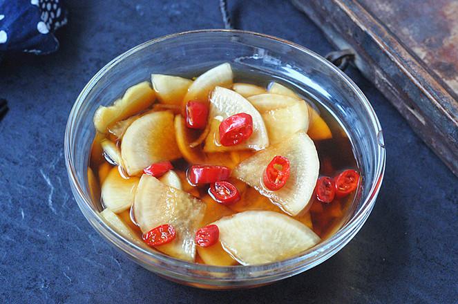 爽口脆蘿卜的做法-酸甜味泡菜譜