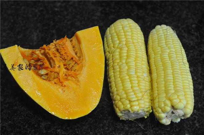 玉米南瓜蒸糕的做法-甜味蒸菜譜