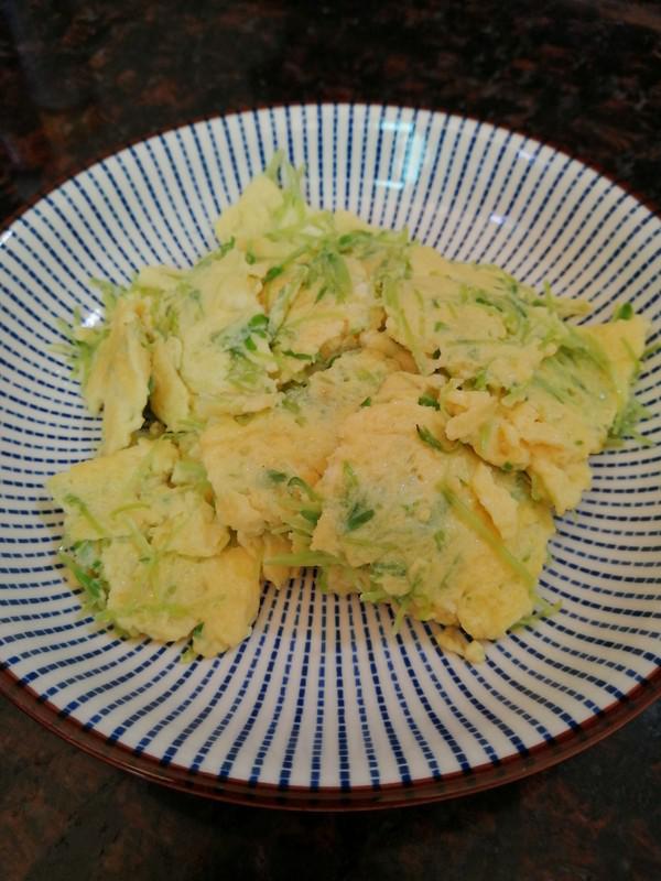 簡簡單單也不失美味~~松柳苗炒雞蛋的做法-家常味炒菜譜