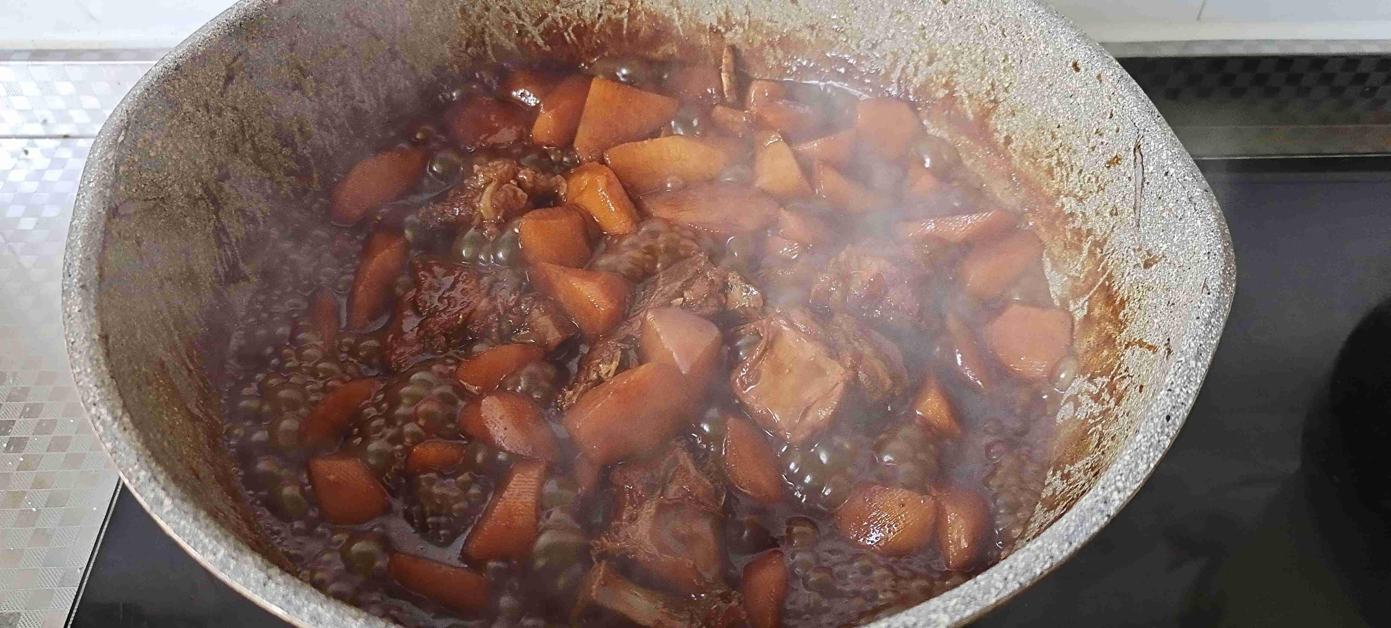 秋冬滋補(bǔ)養(yǎng)生…紅燒排骨山藥的做法-咸鮮味燒菜譜