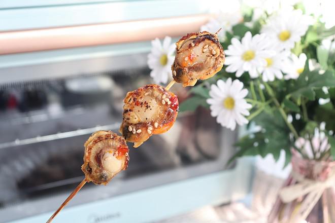 烤扇貝串兒，鮮香十足超好吃的做法-咸鮮味烤菜譜