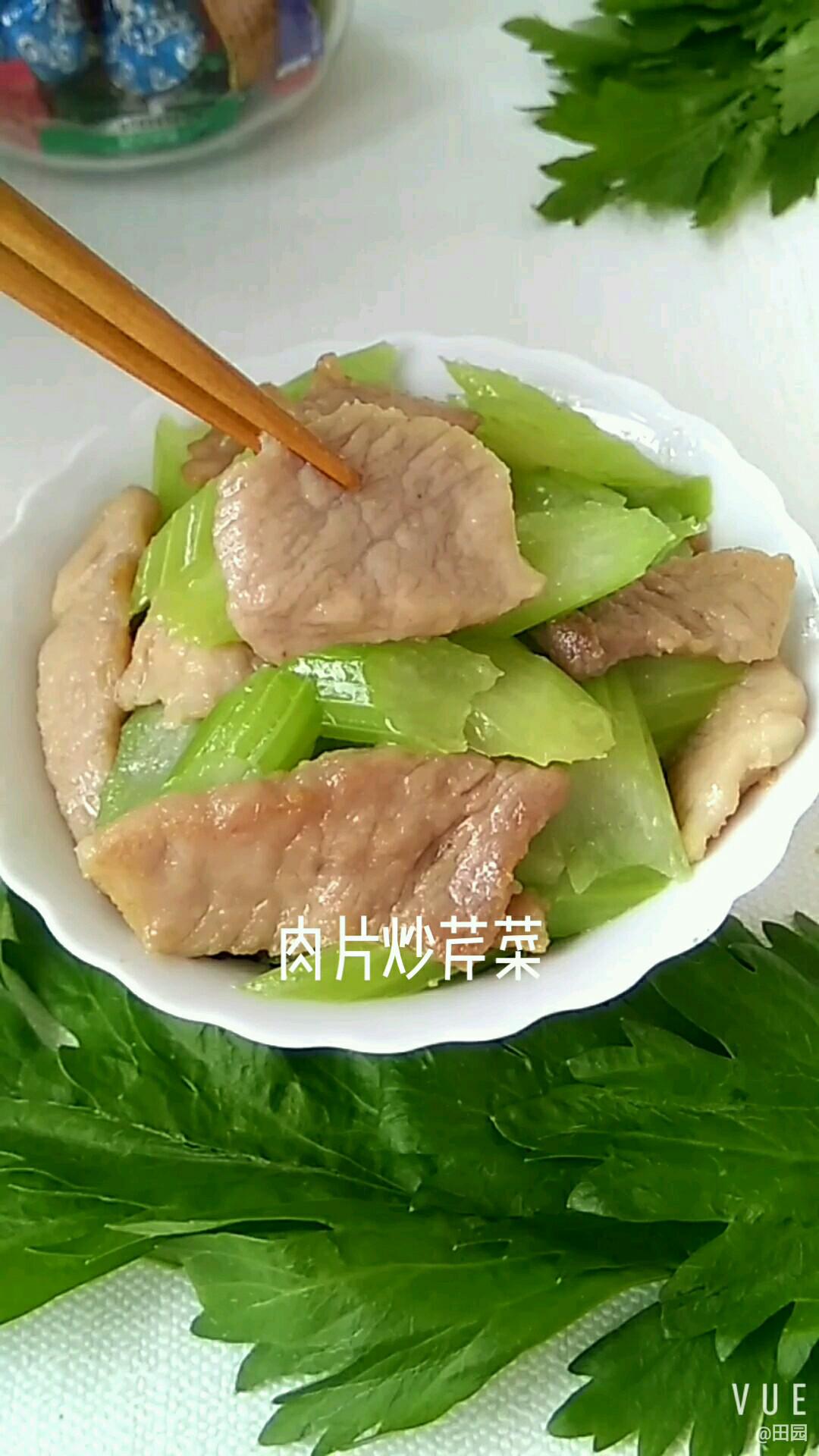 肉片炒芹菜的做法-咸鮮味炒菜譜