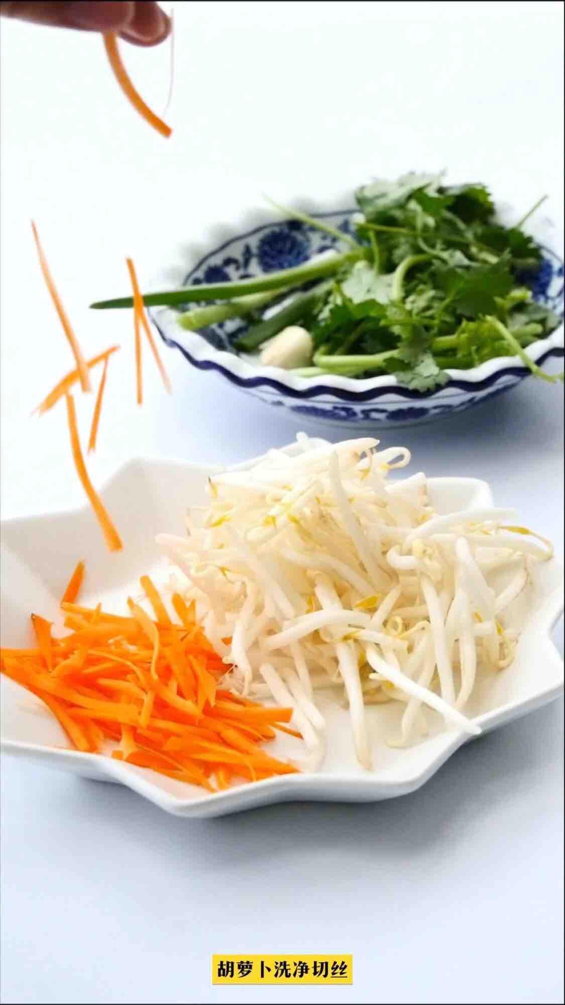 時蔬拌涼皮的做法-香辣味拌菜譜