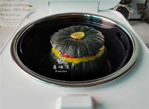 糖桂花紅棗蒸南瓜的做法-甜味蒸菜譜