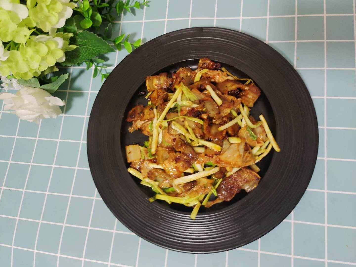 喜歡韓料一定要試的辣白菜五花肉的做法-家常味煎菜譜