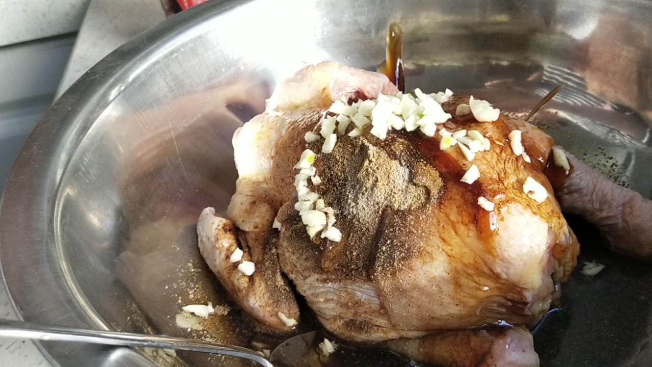 超簡單的脆皮蜂蜜醬油烤雞的做法-咸鮮味烤菜譜