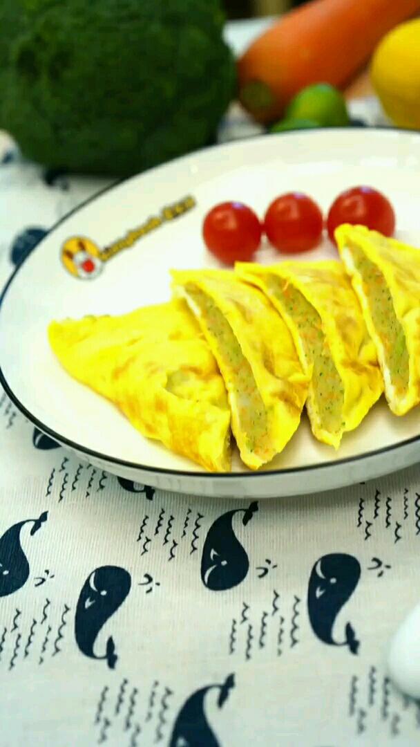 月亮蝦蛋餅的做法-其它口味蒸菜譜