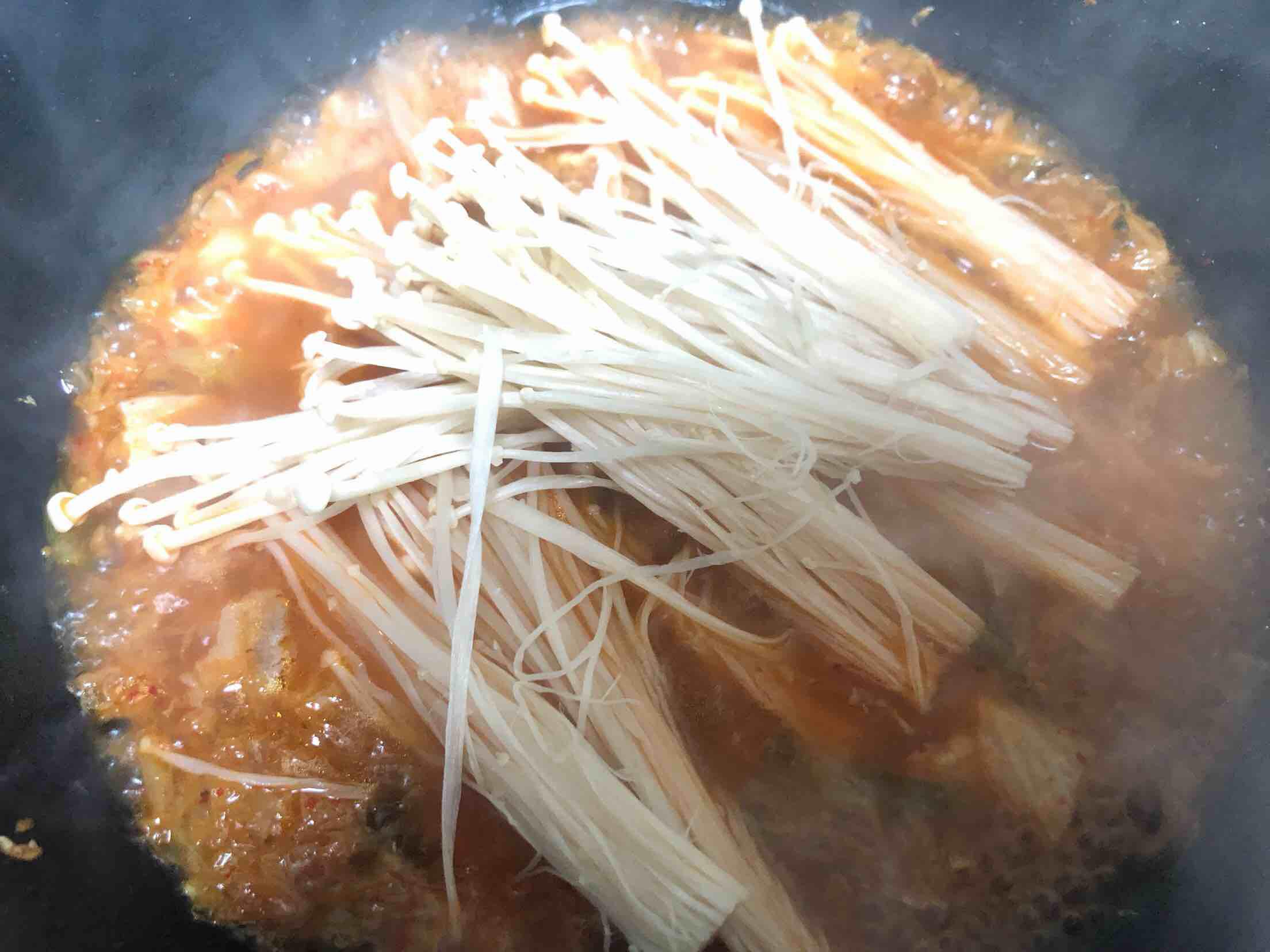 辣白菜豆腐鍋的做法-家常味燉菜譜