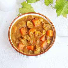 咖喱板栗燒雞的做法-咖喱味煮菜譜