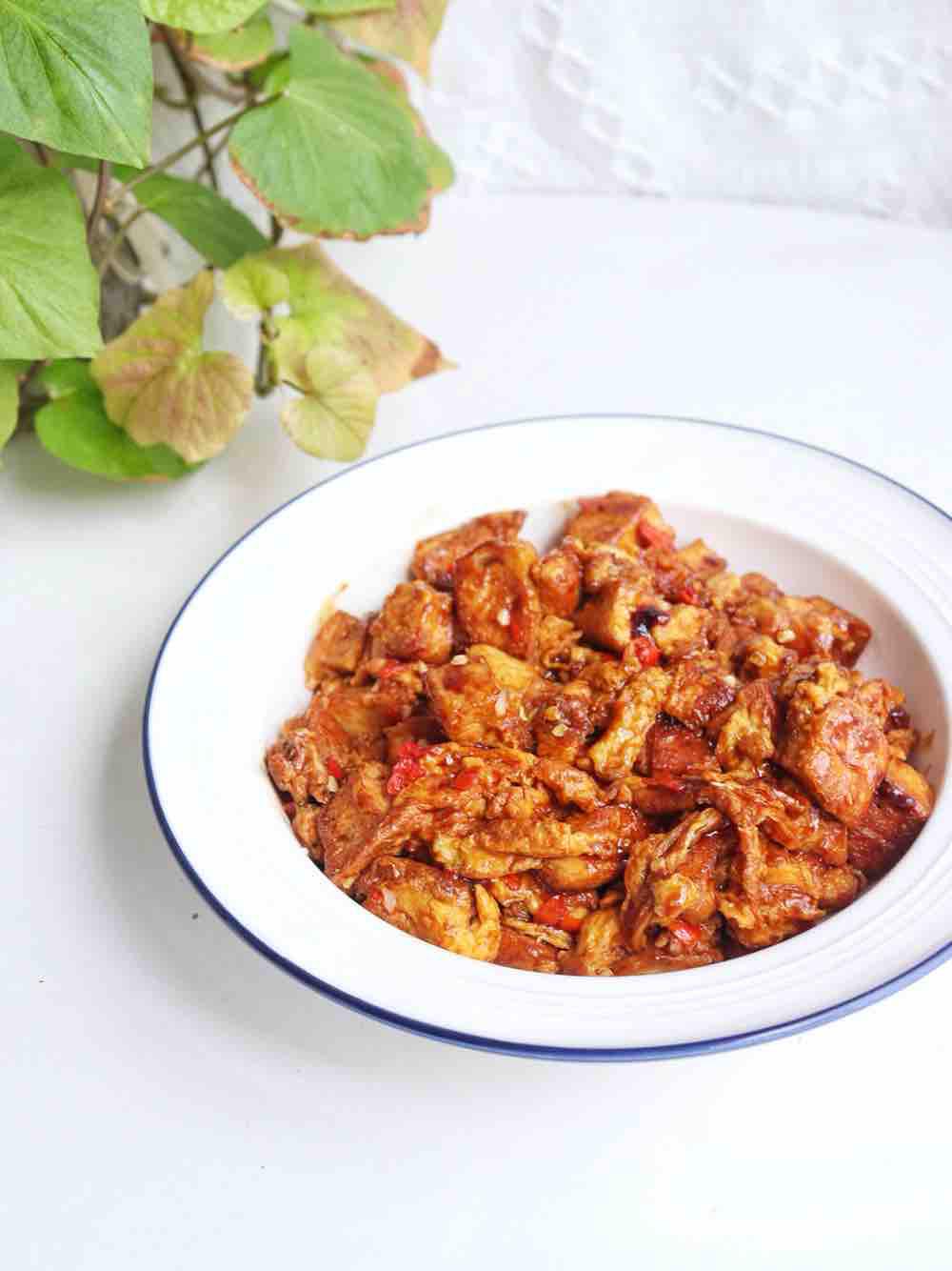 豆腐雞蛋的做法-家常味炒菜譜