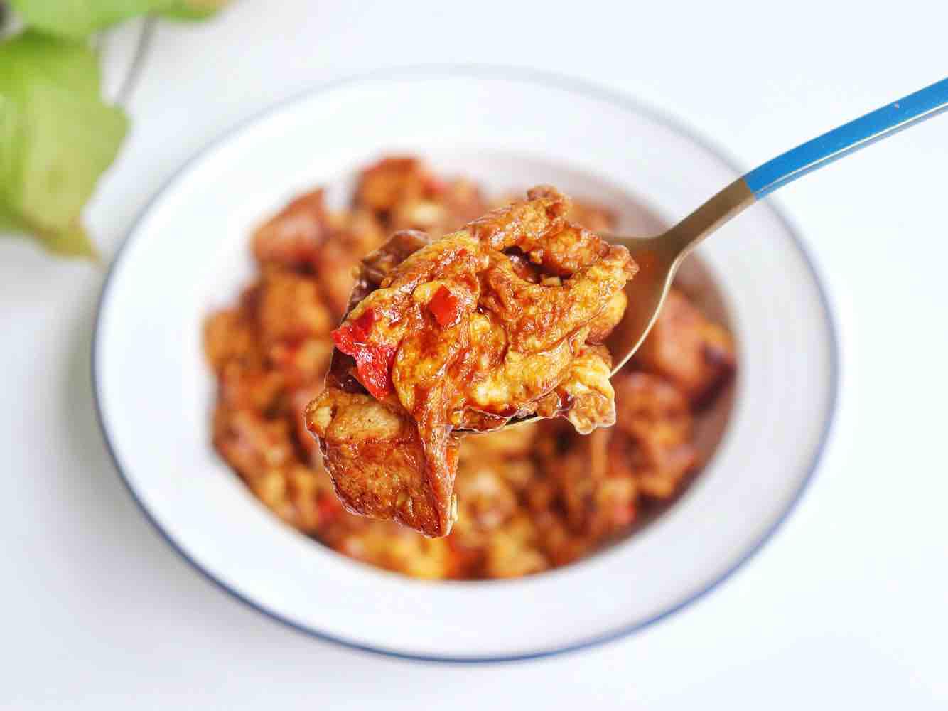 豆腐雞蛋的做法-家常味炒菜譜