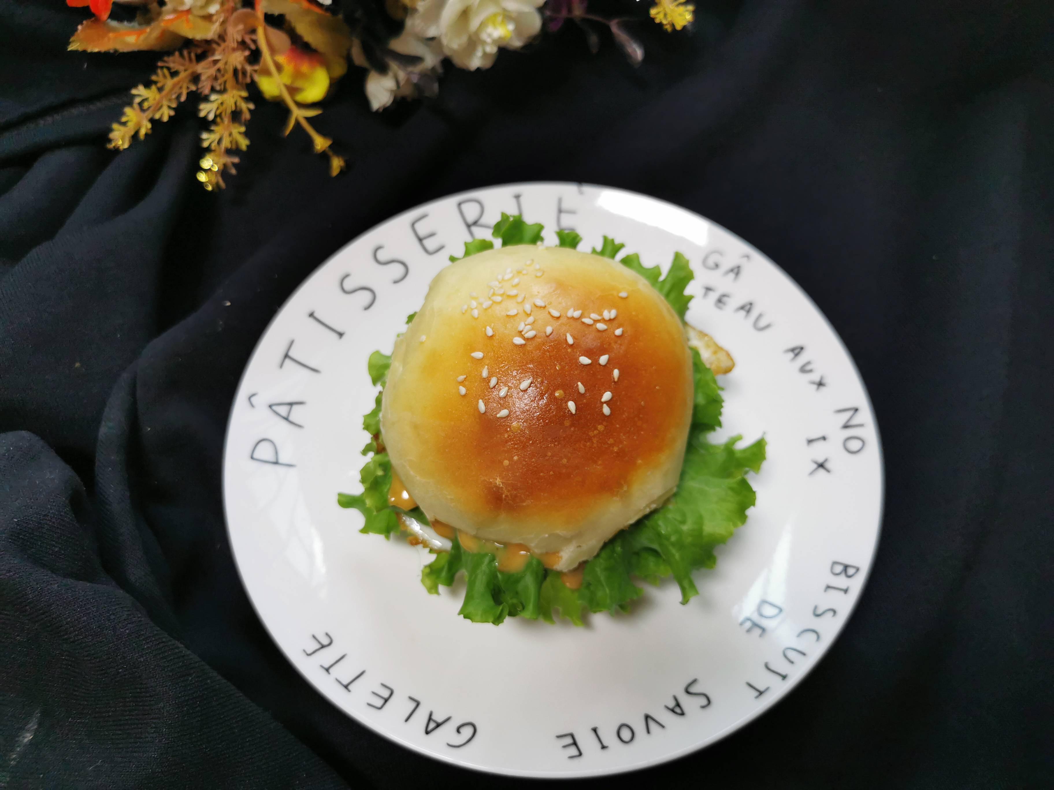 火腿煎蛋漢堡的做法-其它口味烤菜譜