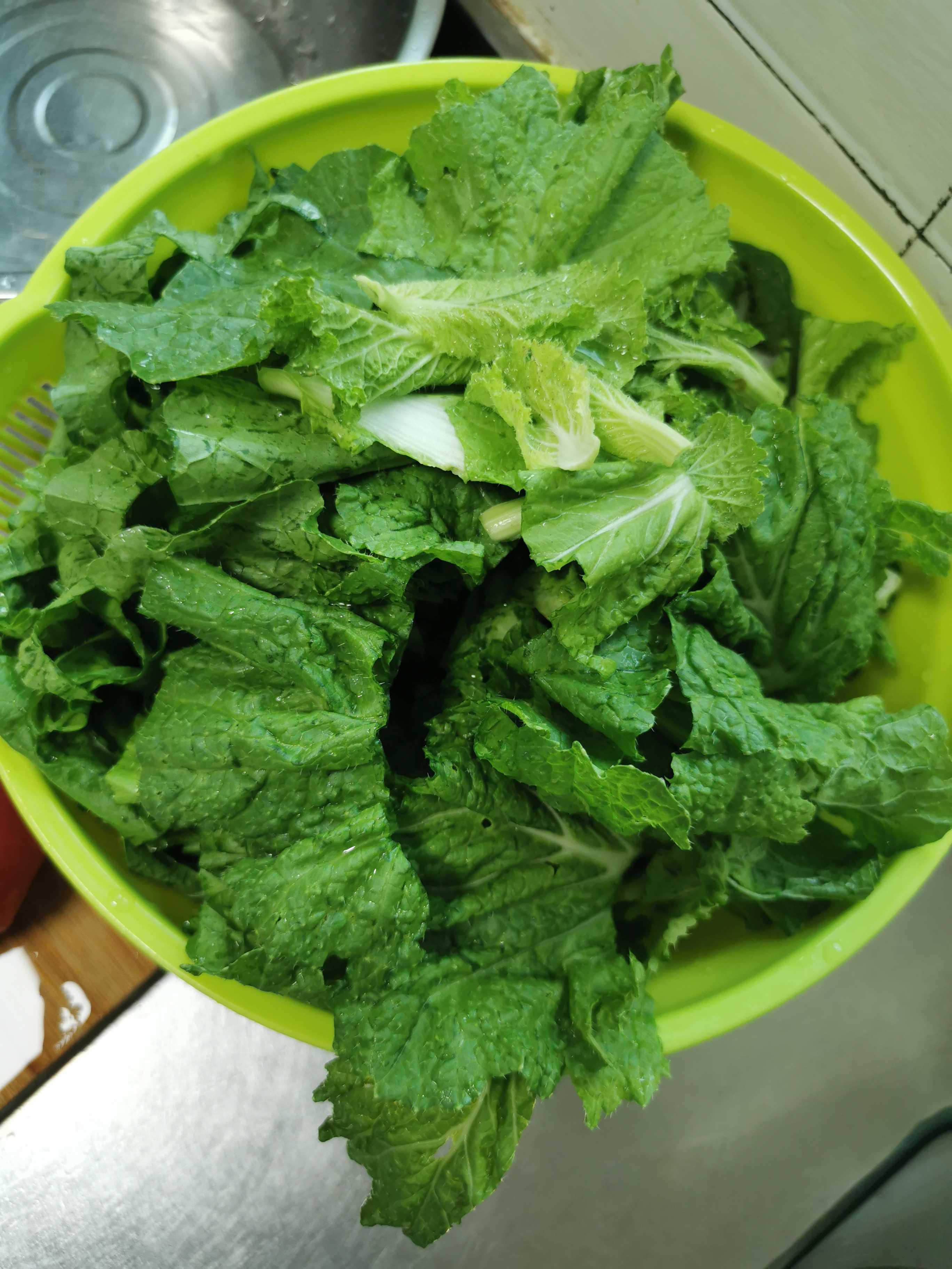 小白菜燒筆管魚的做法-家常味炒菜譜