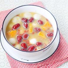 米酒南瓜蒸湯圓的做法-甜味蒸菜譜