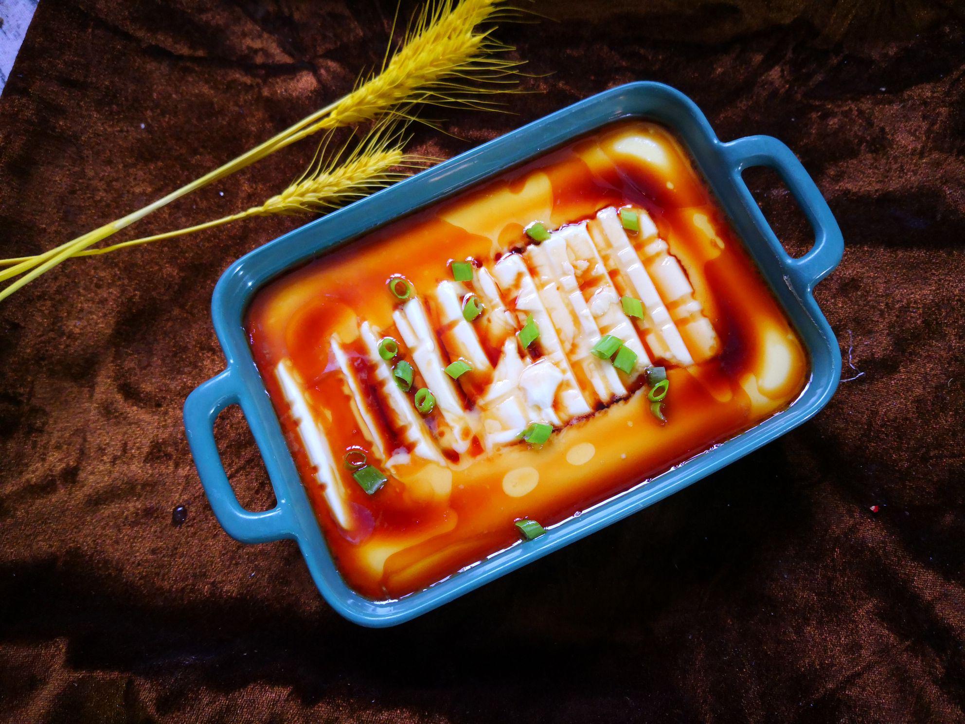 豆腐蒸蛋的做法-家常味蒸菜譜