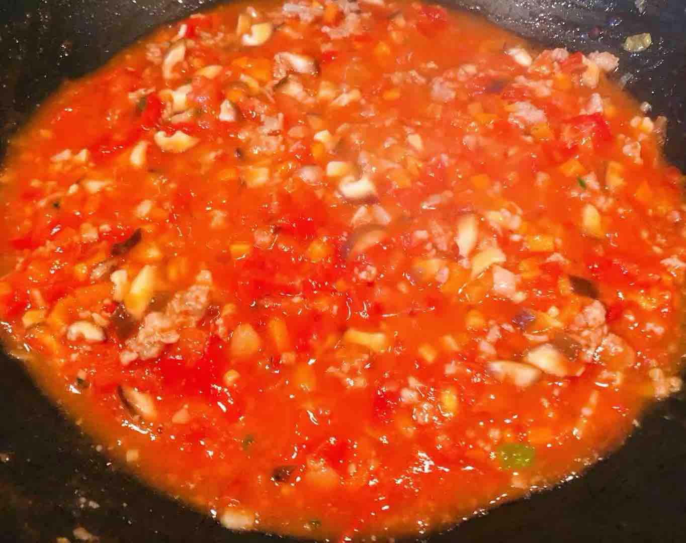 西紅柿香菇芹菜葉豬肉疙瘩湯的做法-家常味煮菜譜